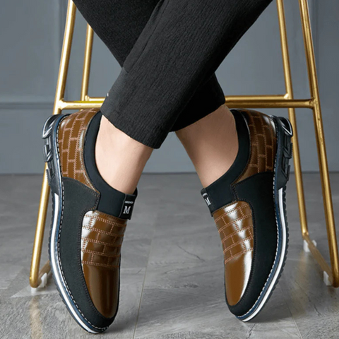AirFlex Premium lederen herenschoenen - Ademend comfort en dagelijkse ondersteuning