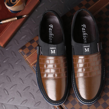 AirFlex Premium lederen herenschoenen - Ademend comfort en dagelijkse ondersteuning