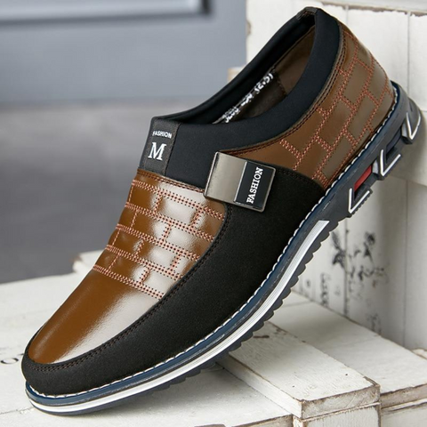 AirFlex Premium lederen herenschoenen - Ademend comfort en dagelijkse ondersteuning