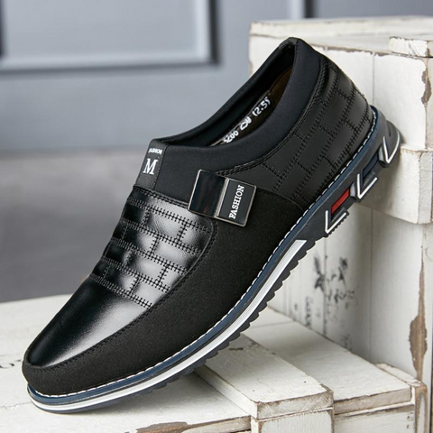 AirFlex Premium lederen herenschoenen - Ademend comfort en dagelijkse ondersteuning