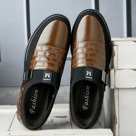 AirFlex Premium lederen herenschoenen - Ademend comfort en dagelijkse ondersteuning