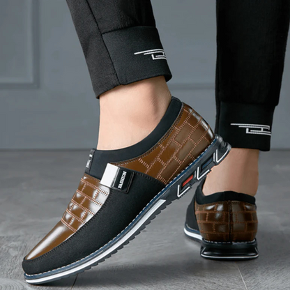 AirFlex Premium lederen herenschoenen - Ademend comfort en dagelijkse ondersteuning