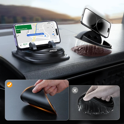 AutoGrip 360 - Draaibare Telefoonhouder met Stabiele Grip en 360° Rotatie voor Auto