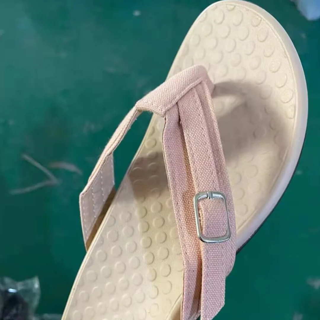 BreezeFit Orthopedische Teenslippers - Comfortabele, Verstelbare Zomersandalen voor Ultieme Voetsteun