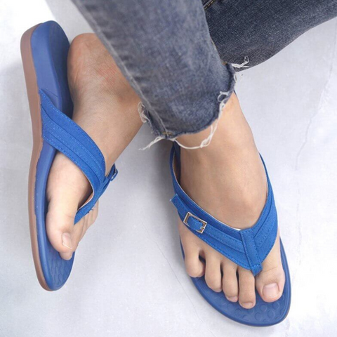 BreezeFit Orthopedische Teenslippers - Comfortabele, Verstelbare Zomersandalen voor Ultieme Voetsteun