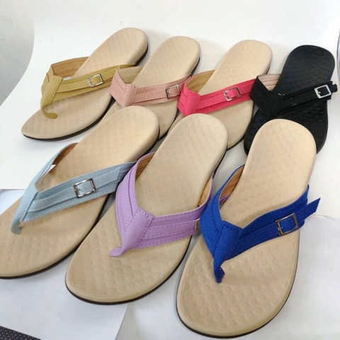BreezeFit Orthopedische Teenslippers - Comfortabele, Verstelbare Zomersandalen voor Ultieme Voetsteun