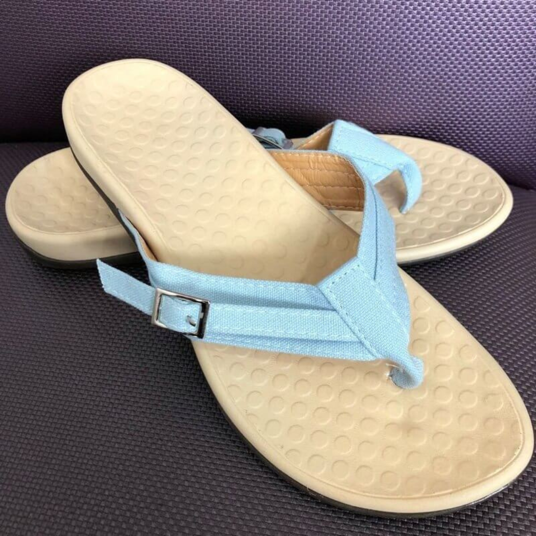 BreezeFit Orthopedische Teenslippers - Comfortabele, Verstelbare Zomersandalen voor Ultieme Voetsteun