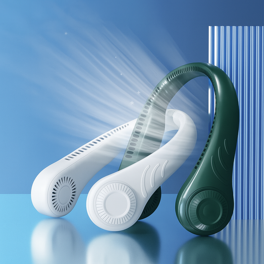 NekFan- Draagbare Oplaadbare Nekventilator voor Directe Verkoeling!
