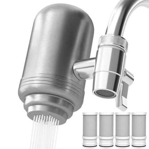 AquaClean - Eenvoudig te installeren waterfilter RVS