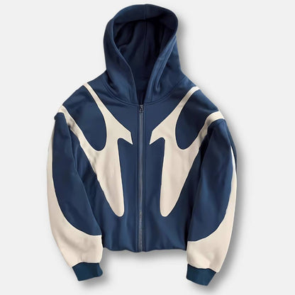 Unisex Hoodie met Abstract Design – Stijlvol, Comfortabel en Veelzijdig