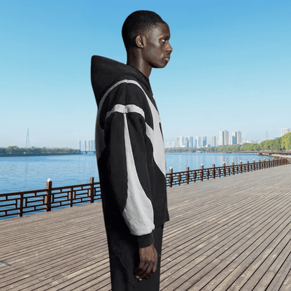 Unisex Hoodie met Abstract Design – Stijlvol, Comfortabel en Veelzijdig