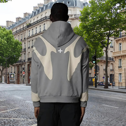 Unisex Hoodie met Abstract Design – Stijlvol, Comfortabel en Veelzijdig