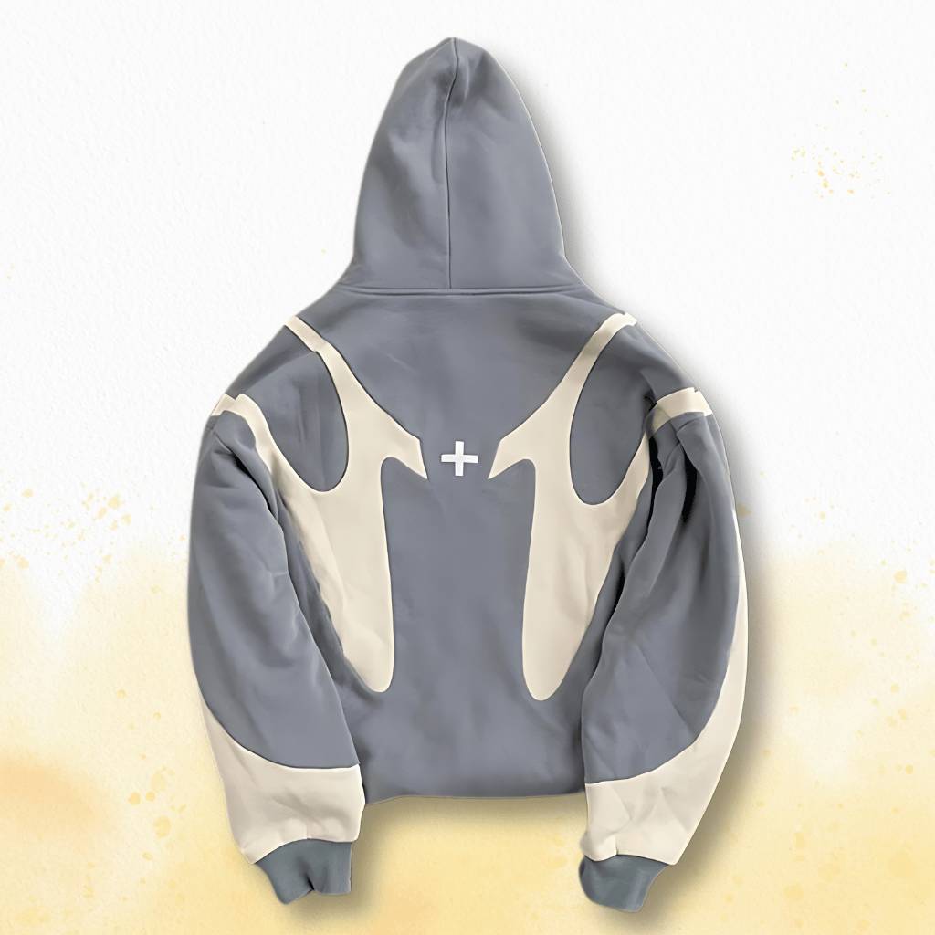 Unisex Hoodie met Abstract Design – Stijlvol, Comfortabel en Veelzijdig
