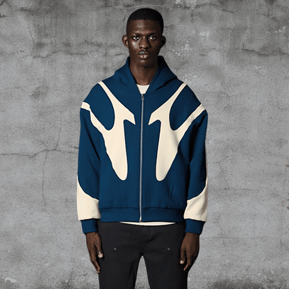 Unisex Hoodie met Abstract Design – Stijlvol, Comfortabel en Veelzijdig