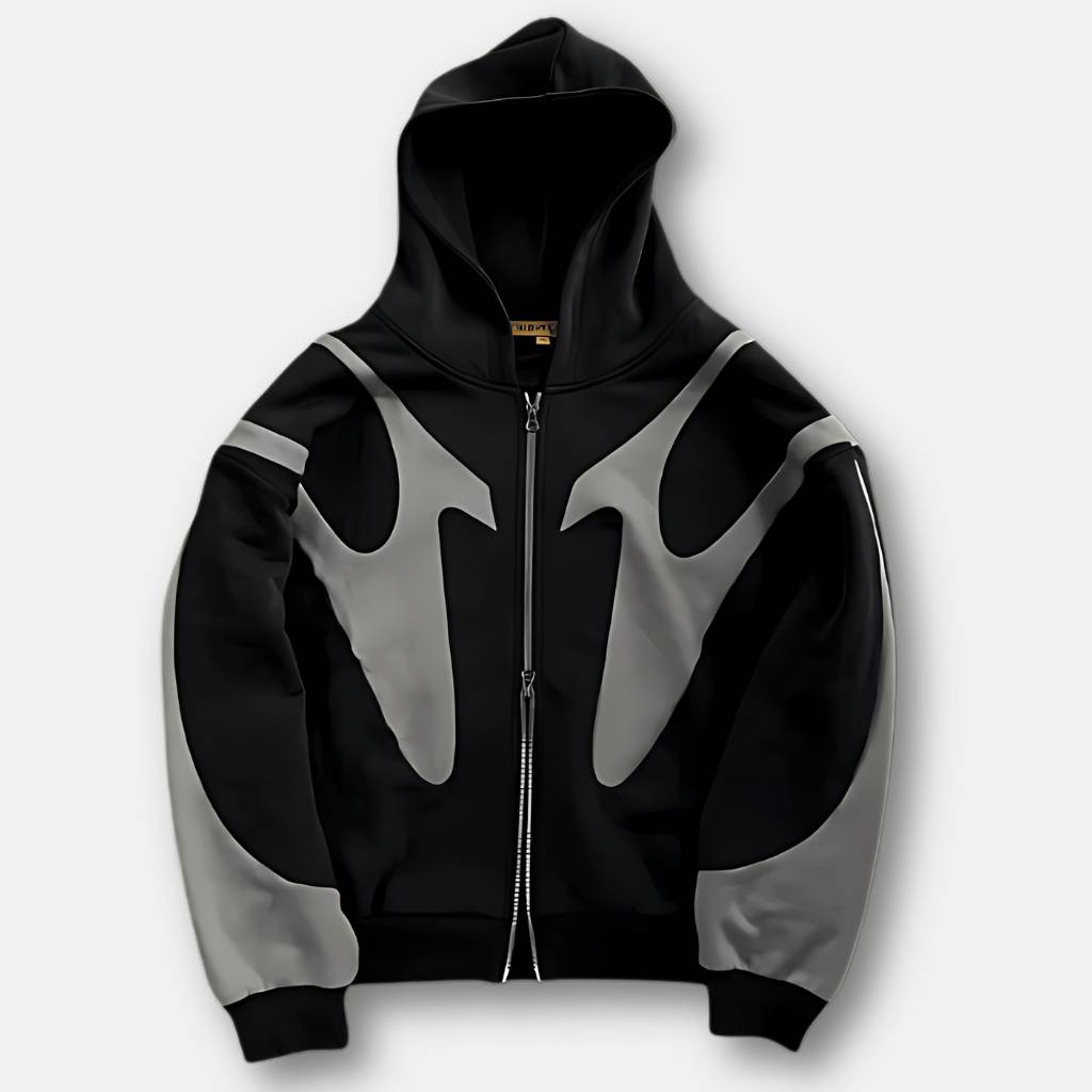 Unisex Hoodie met Abstract Design – Stijlvol, Comfortabel en Veelzijdig