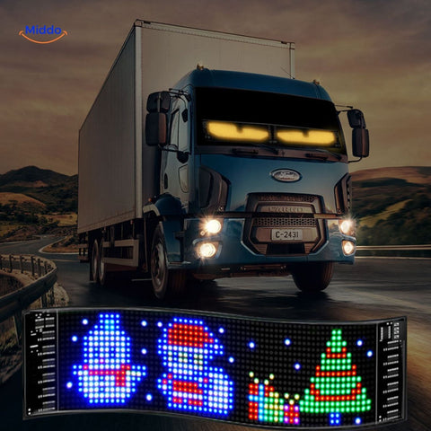 DriveFlex LED Display | Flexibel, Waterdicht Auto Advertentie Scherm