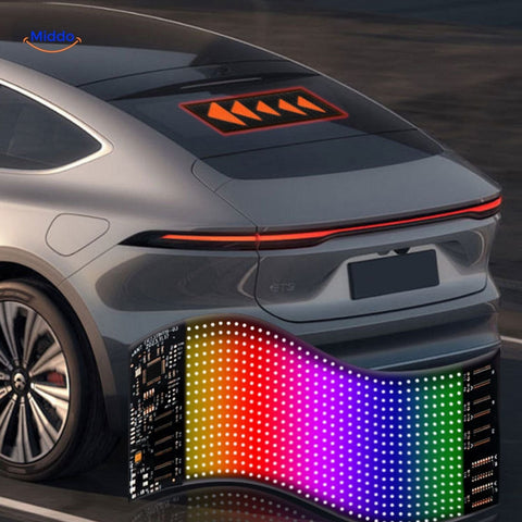 DriveFlex LED Display | Flexibel, Waterdicht Auto Advertentie Scherm