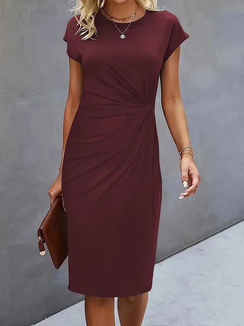 Katrien – Tijdloze Midi Jurk