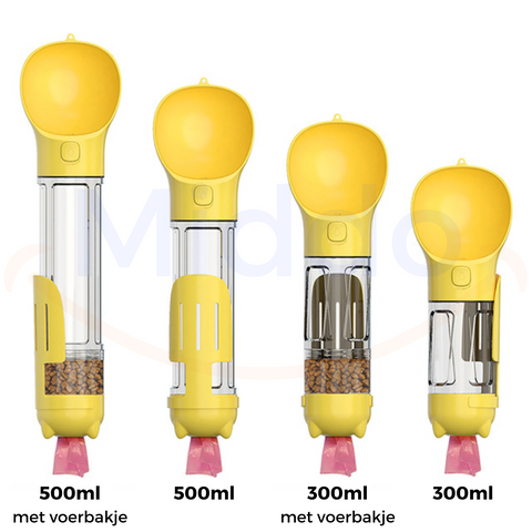 Furry Feeder | De 5 in 1 waterfles voor jouw hond!