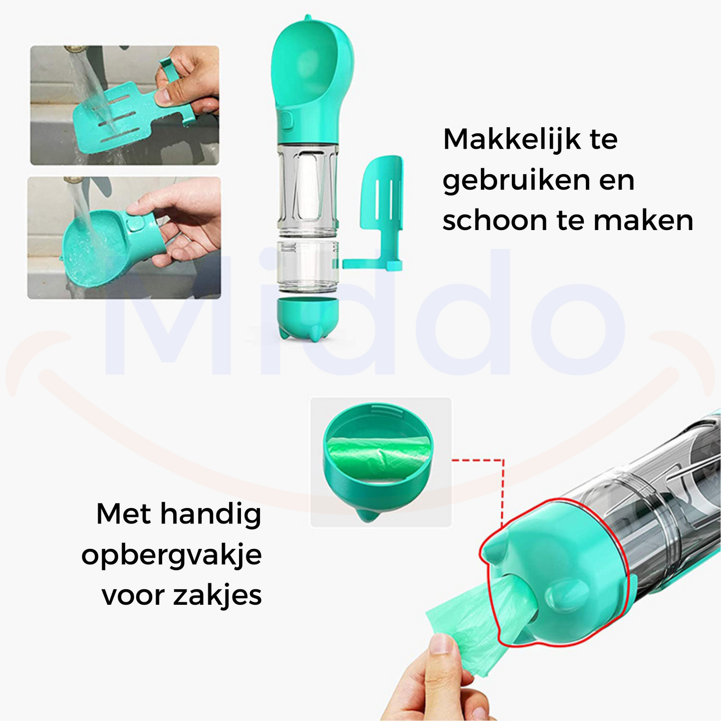 Furry Feeder | De 5 in 1 waterfles voor jouw hond!