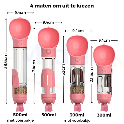 Furry Feeder | De 5 in 1 waterfles voor jouw hond!