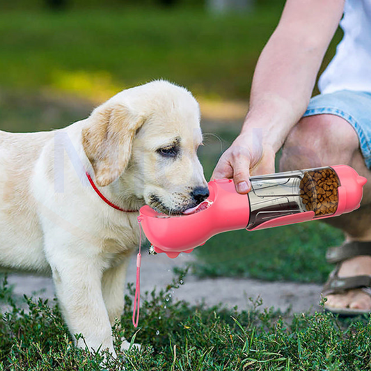 Furry Feeder | De 5 in 1 waterfles voor jouw hond!