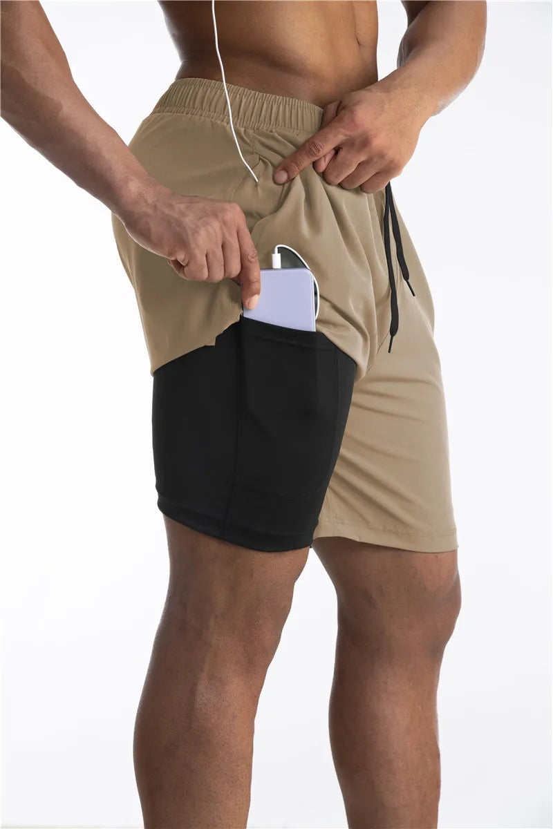 Titan | Hardloop Shorts met Liner & Telefoonzak – Comfort & Functionaliteit