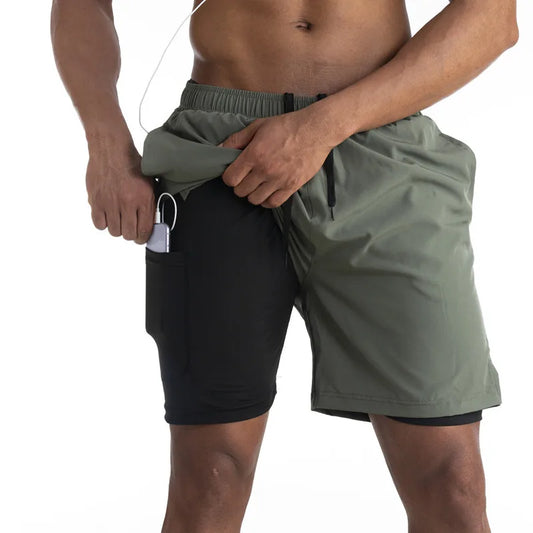 Titan | Hardloop Shorts met Liner & Telefoonzak – Comfort & Functionaliteit