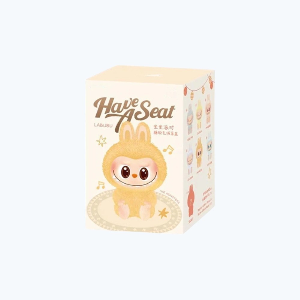 Fantastische Labubu-knuffel verrassingsdoos zittend