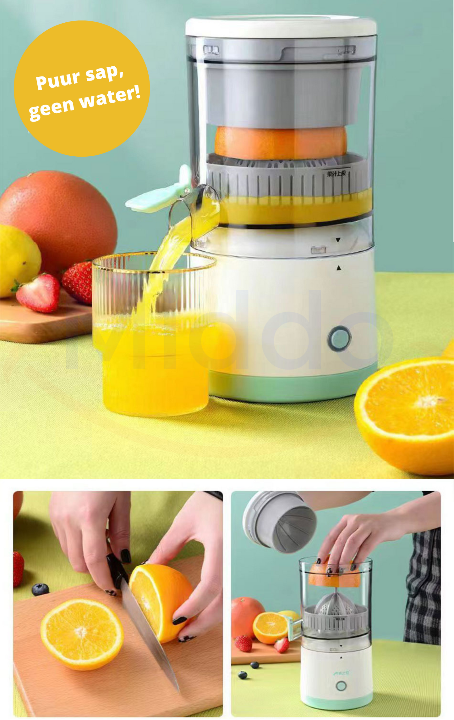 Juice-O-Matic: Automatische Sinaasappel Perser
