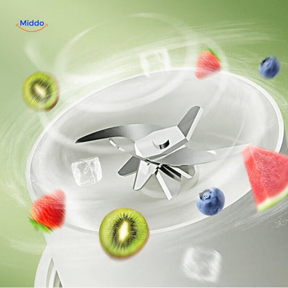 JuiceX Draadloze Blender | Draagbare Fruitpers voor Gezonde Sappen