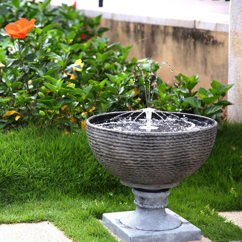 AquaHarmony | LED op Zonnen Energie, Water Fontein