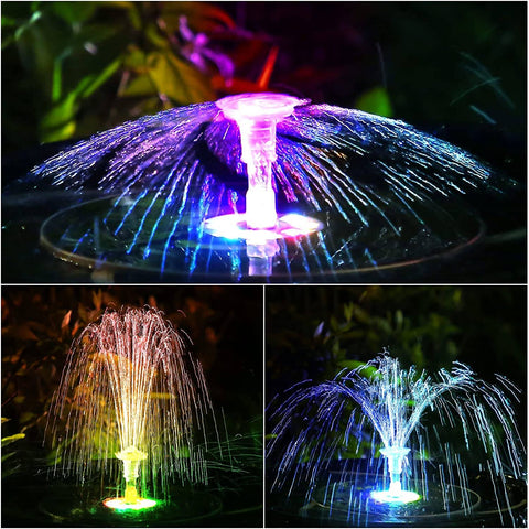 AquaHarmony | LED op Zonnen Energie, Water Fontein