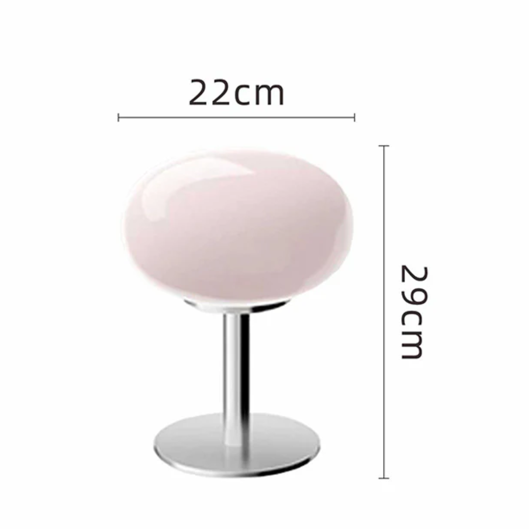 CasaFiore Elegant Italiaanse Designer Glazen Tafellamp met Artistieke Touch