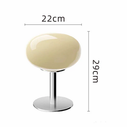 CasaFiore Elegant Italiaanse Designer Glazen Tafellamp met Artistieke Touch