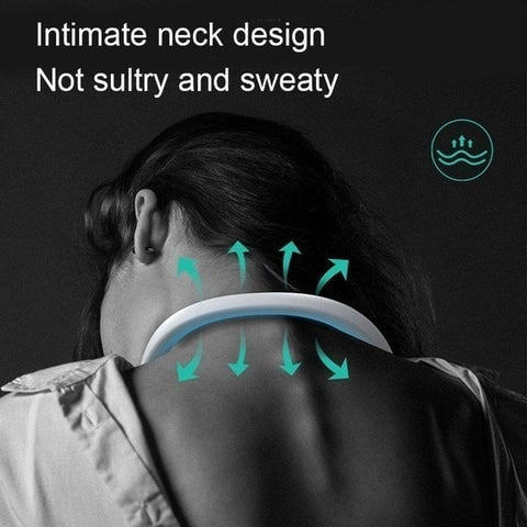 NekFan- Draagbare Oplaadbare Nekventilator voor Directe Verkoeling!