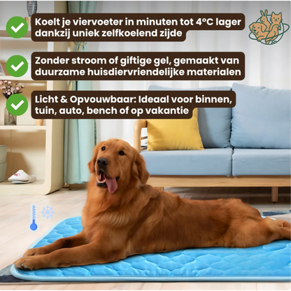 PetBreeze™– Verkoelende Zomer Mat voor Huisdieren