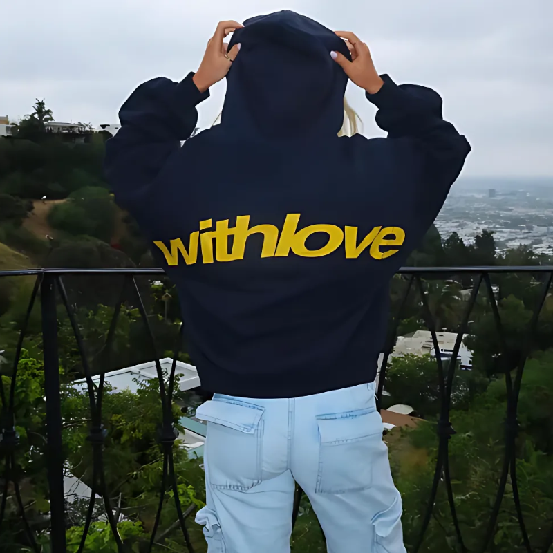 WithLove Hoodie - Comfortabele en Stijlvolle Unisex Hoodie