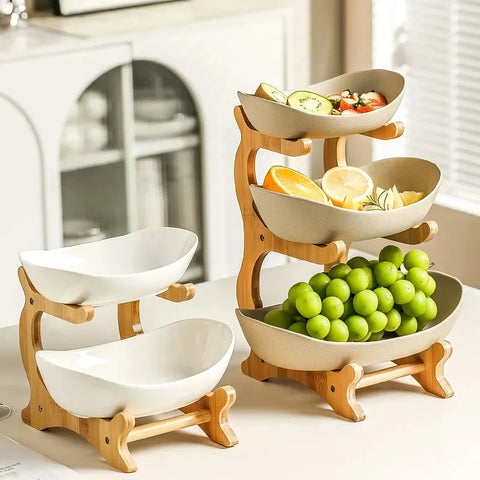 Meerlaagse Fruitschaal & Serveerschaal (2 of 3 Lagen, Modern Design)
