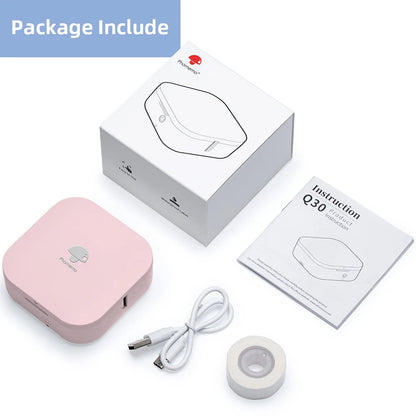 Phomemo Draagbare Bluetooth Labelprinter (Thermisch, Inktvrij, Compact, Voor Thuis, Kantoor & School)