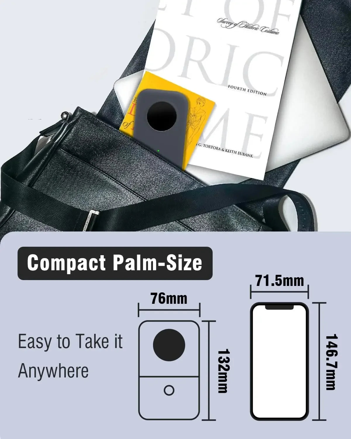 Draagbare Bluetooth Labelprinter (Oplaadbaar, Sticker- & Labelmaker, iOS & Android, Voor Thuis, Kantoor & School)