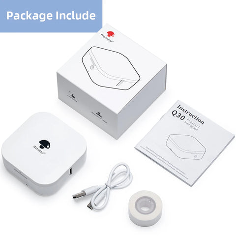 Phomemo Draagbare Bluetooth Labelprinter (Thermisch, Inktvrij, Compact, Voor Thuis, Kantoor & School)