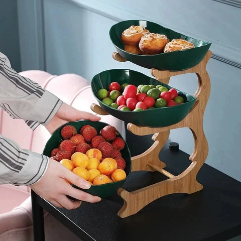 Meerlaagse Fruitschaal & Serveerschaal (2 of 3 Lagen, Modern Design)