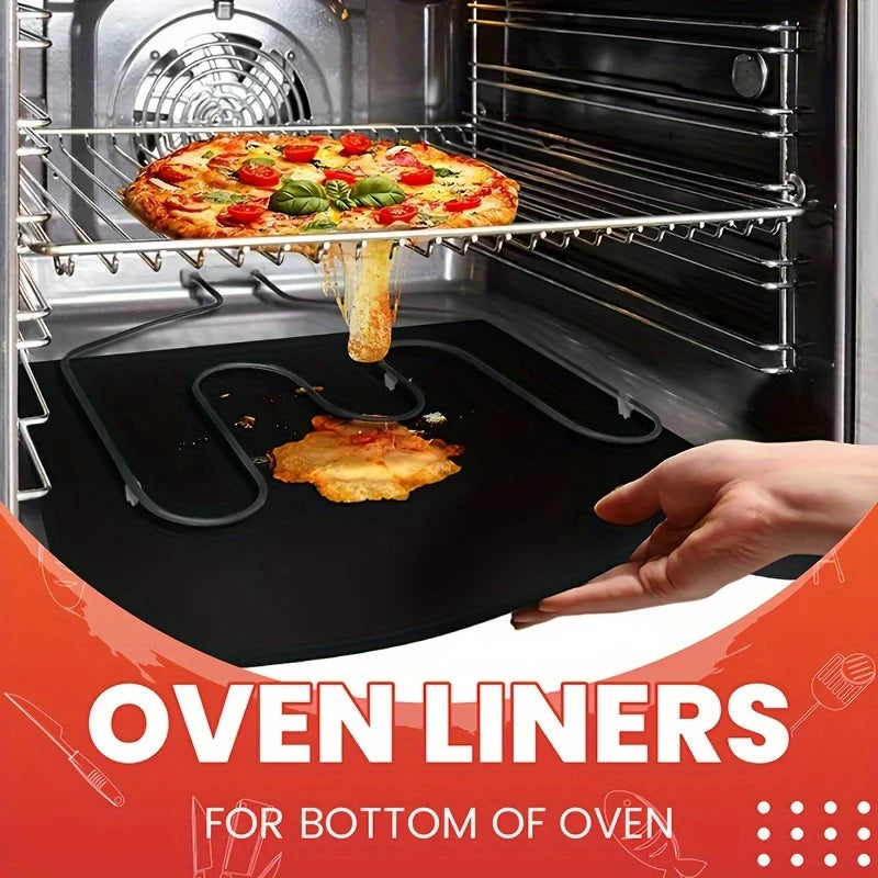 Hittebestendige Non-Stick Oven Matten (Set van 2) voor Oven, BBQ & Grill