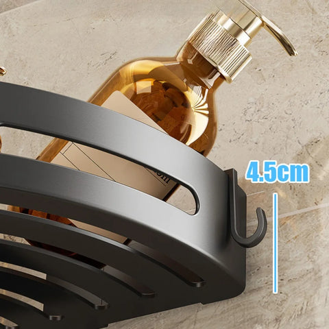 Zelfklevende Douche Houder (Geen Boren, Waterbestendig, Opbergplank voor Shampoo & Badkamerbenodigdheden)