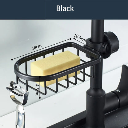 Zelfklevend Kraan Opbergrek (Waterbestendig, Ruimtebesparend, Voor Zeep, Spons & Badkamerbenodigdheden)
