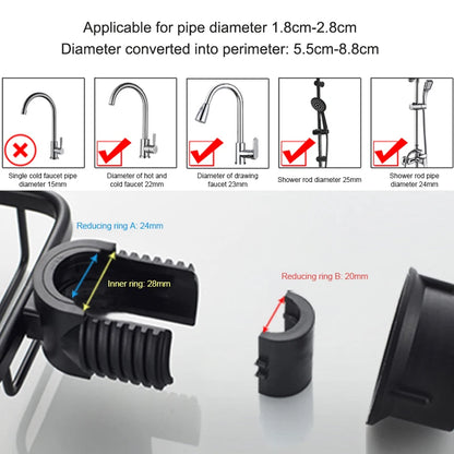 Zelfklevend Kraan Opbergrek (Waterbestendig, Ruimtebesparend, Voor Zeep, Spons & Badkamerbenodigdheden)