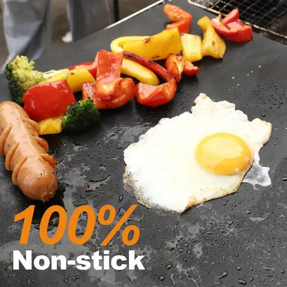 Hittebestendige Non-Stick Oven Matten (Set van 2) voor Oven, BBQ & Grill