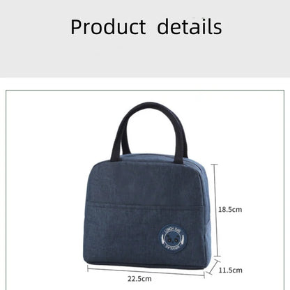 Waterdichte Geïsoleerde Lunchtas (Aluminium Folie, Compact, Herbruikbaar, Voor Werk, School & Picknick)