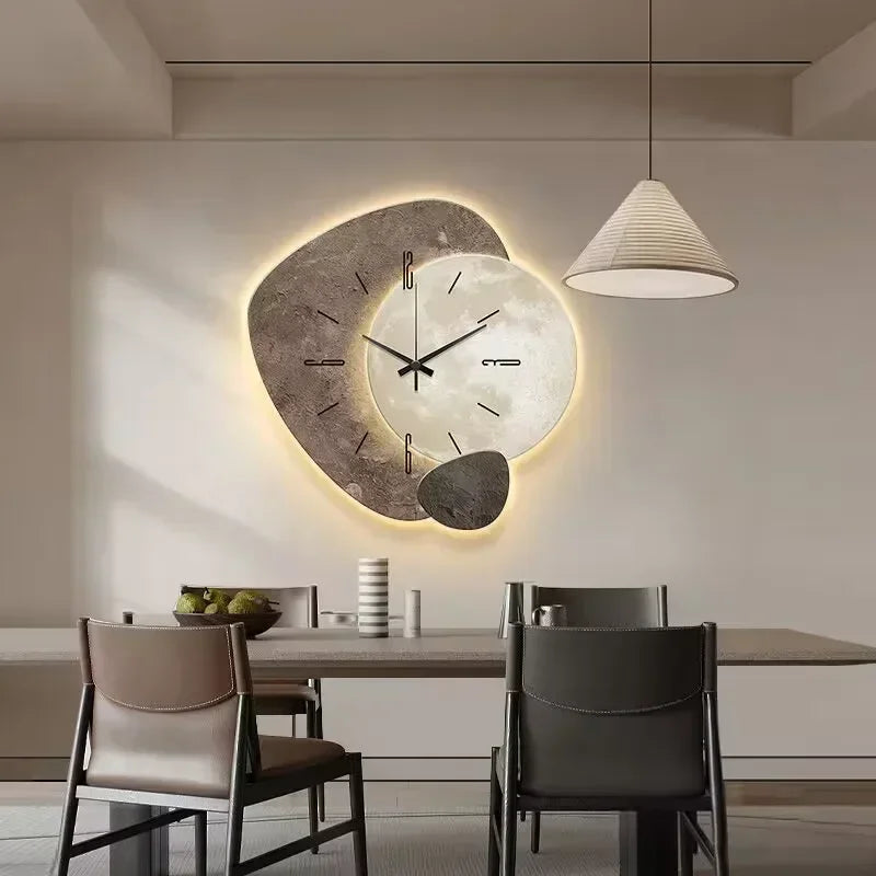 SereniTime - Stijlvolle stille wandklok met modern ontwerp